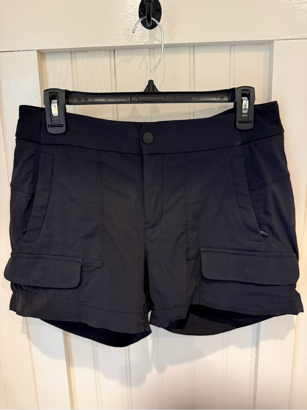 Athleta Black Cargo Utility Shorts